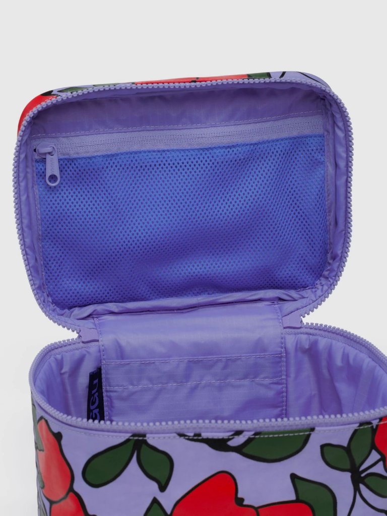 Nwt Baggu Large Cosmetic Case - Apple Tree — image 3 of 3